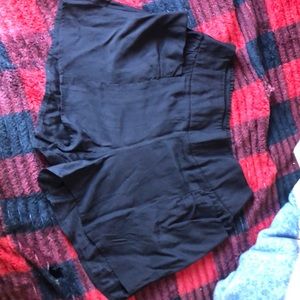 Black shorts